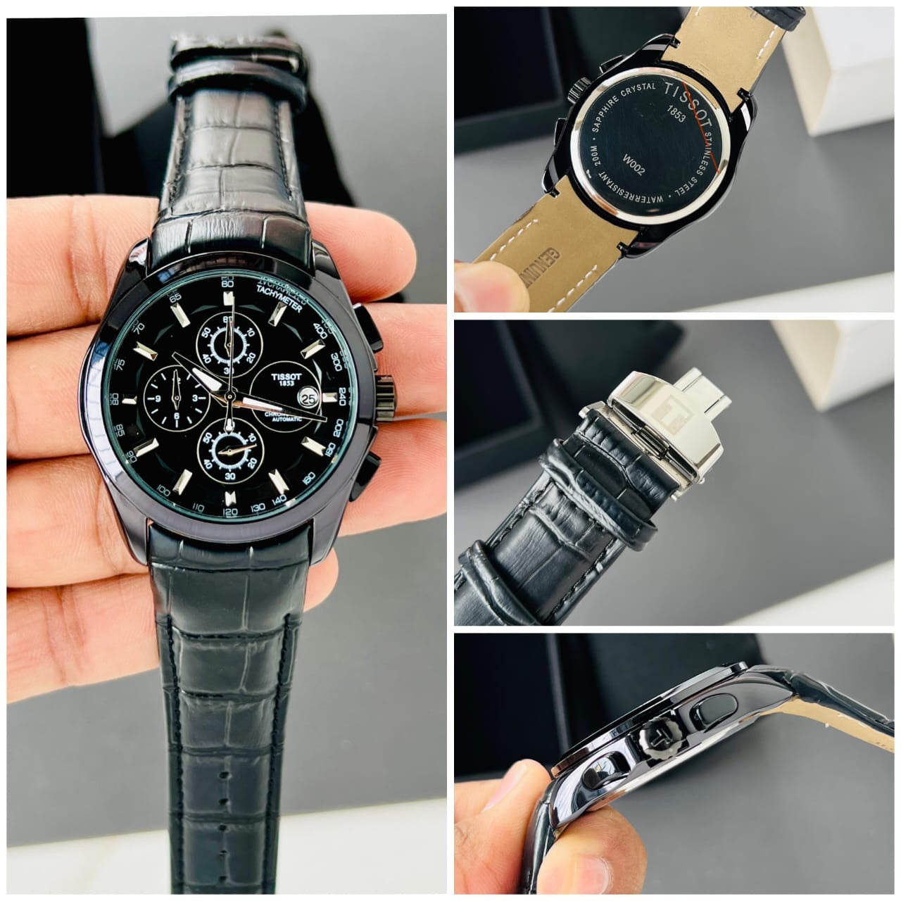 TISSOT LEATHER STRAP WATCH